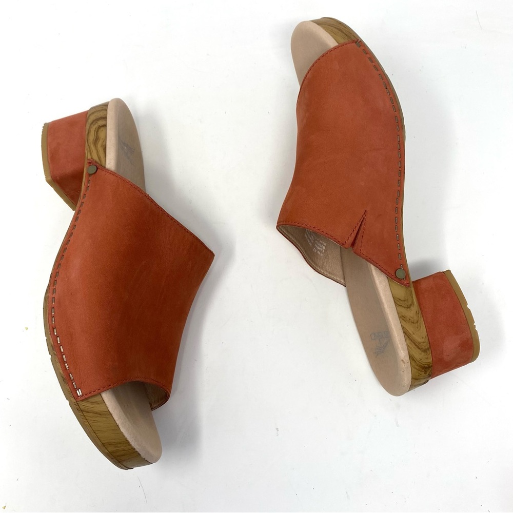 Dansko Maci Coral Nubuck Slide Sandals - Picture 3 of 13